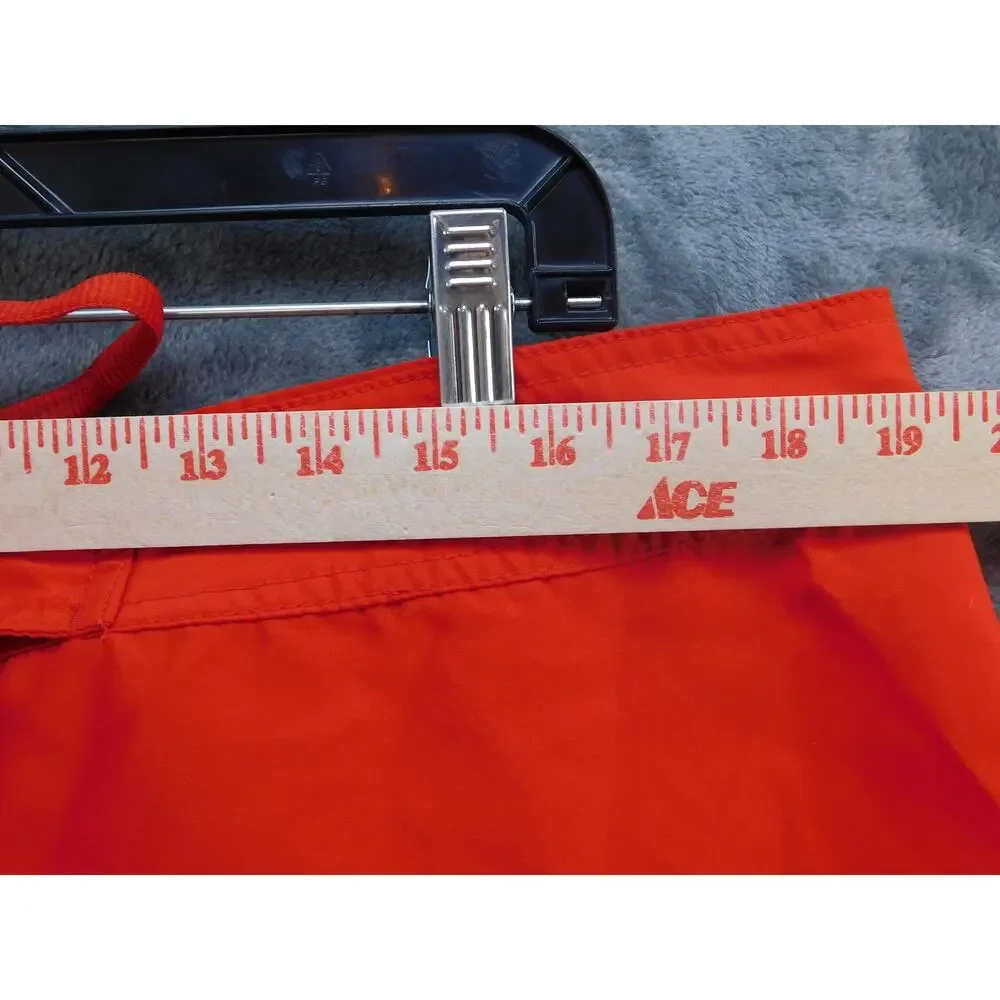 Sunshine Zone Swim Trunks Shorts Mens 38 Orange Boardshorts Pocket Drawstring